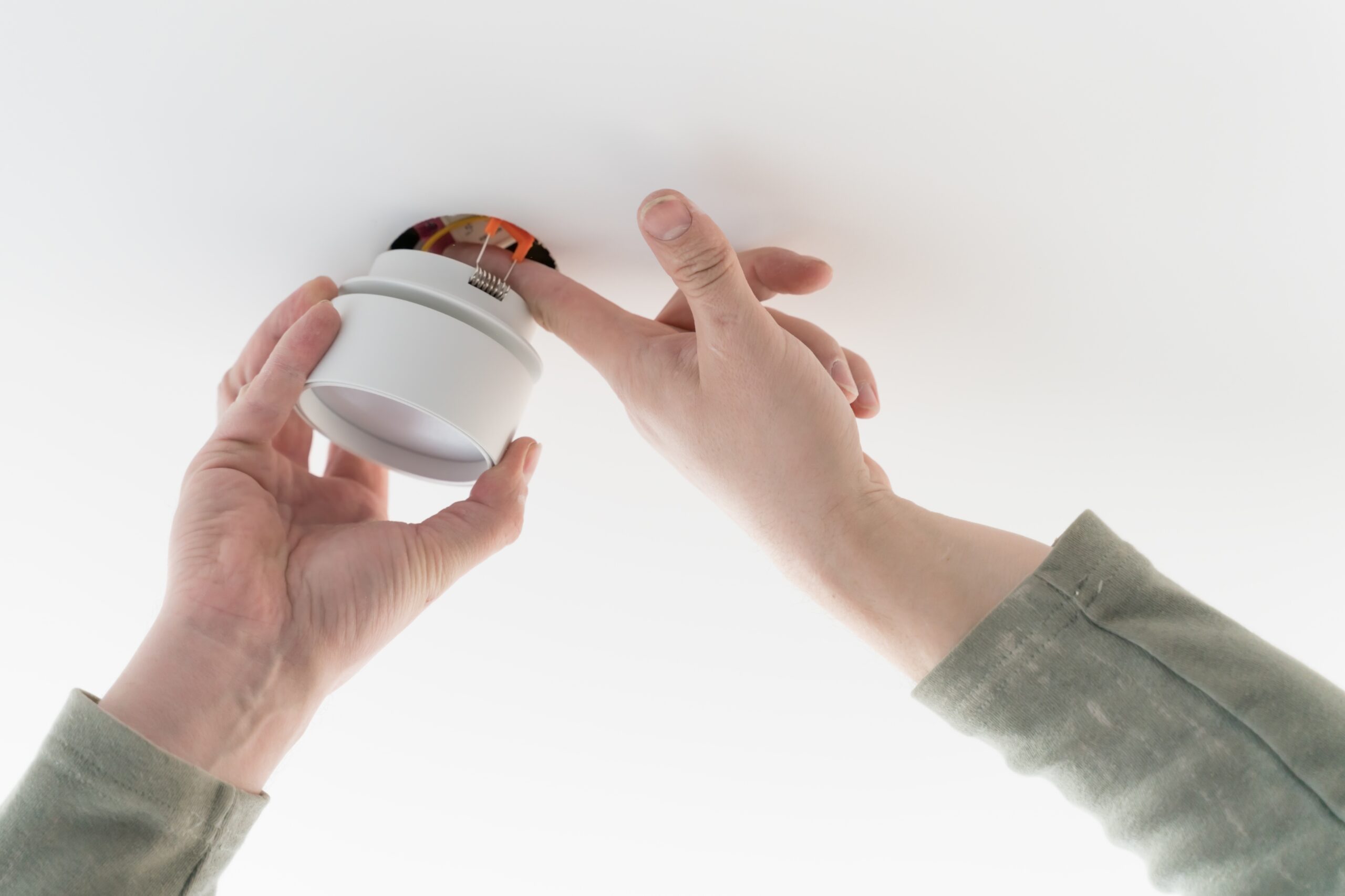 halogen to led downlights swap in a Werribee home ceiling